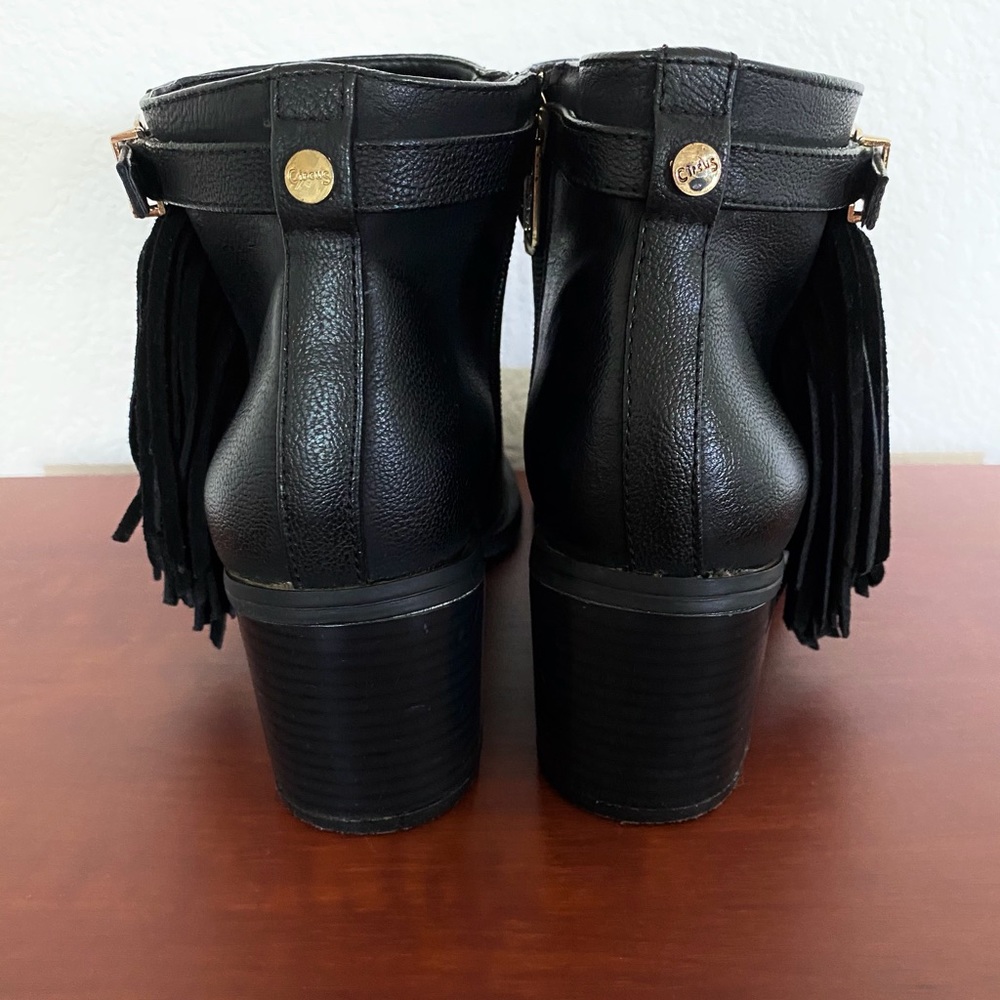 Sam Edelman Jolie Black Ankle Boots - Picture 6 of 8
